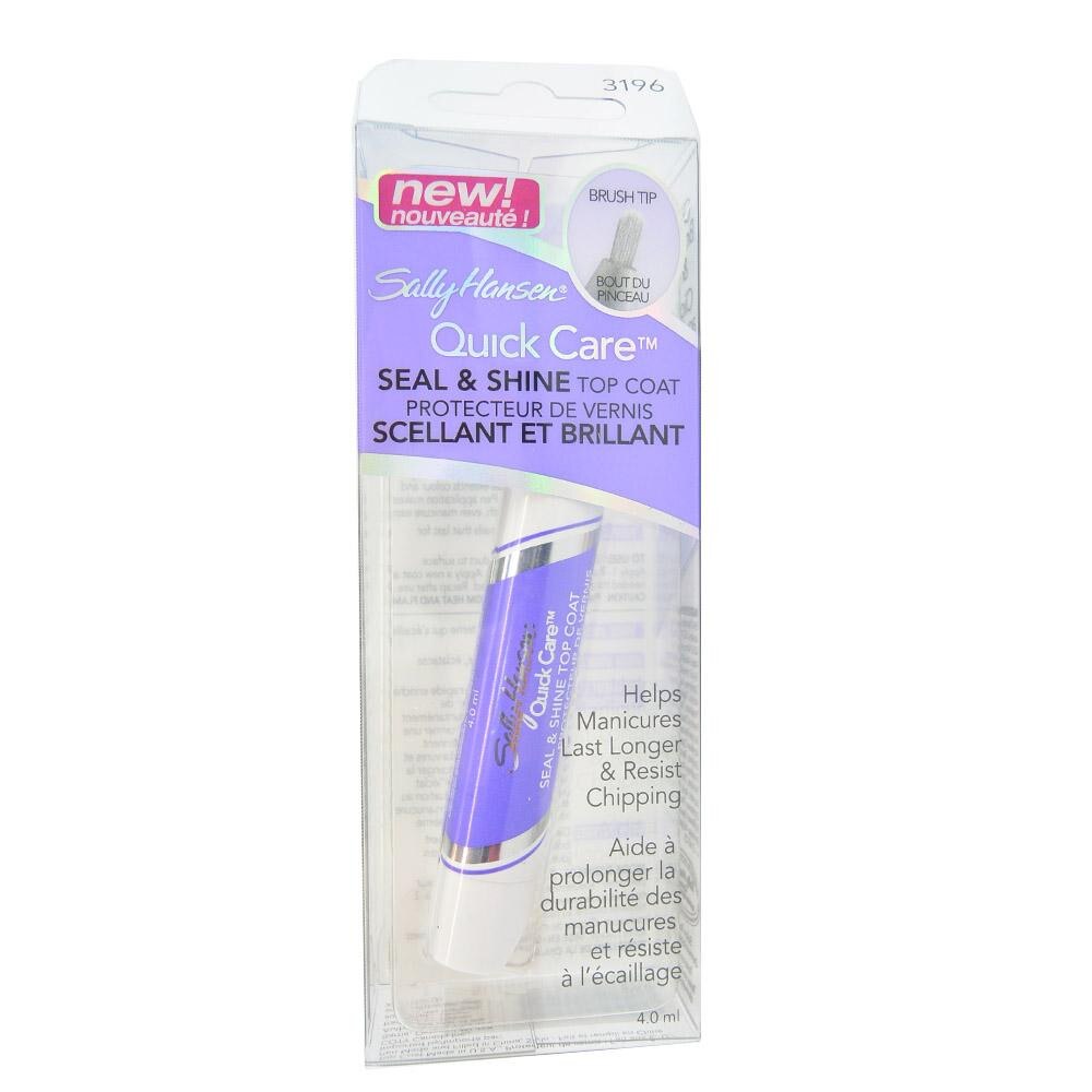 Luciu de unghii protector Sally Hansen Quick Care Seal & Shine Top Coat