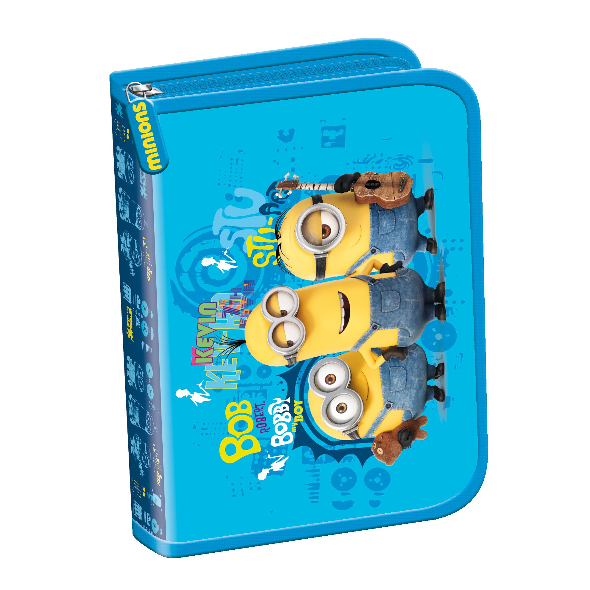 Несесер Disney Миньоните,1 цип, 2 клапи, Син - eMAG.bg