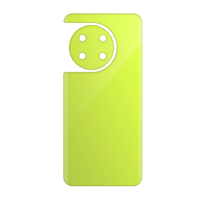 SILKASE bőrfólia OnePlus 11-hez, neonzöld, telefon hátvédő