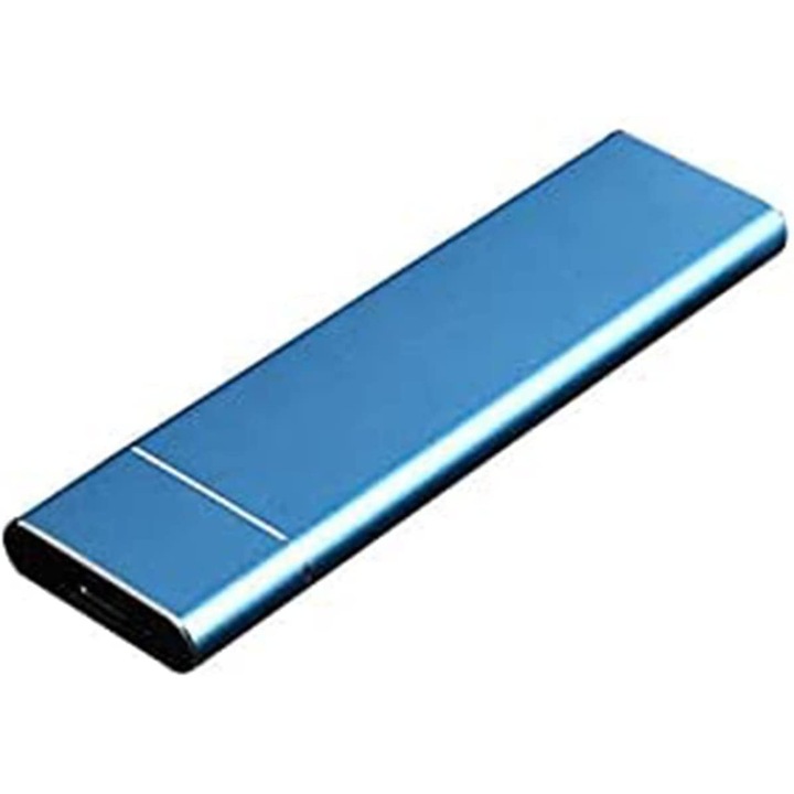 Hard disk extern USB 3.1 A89 2TB pentru PC, Mac, Desktop, Laptop, Albastru