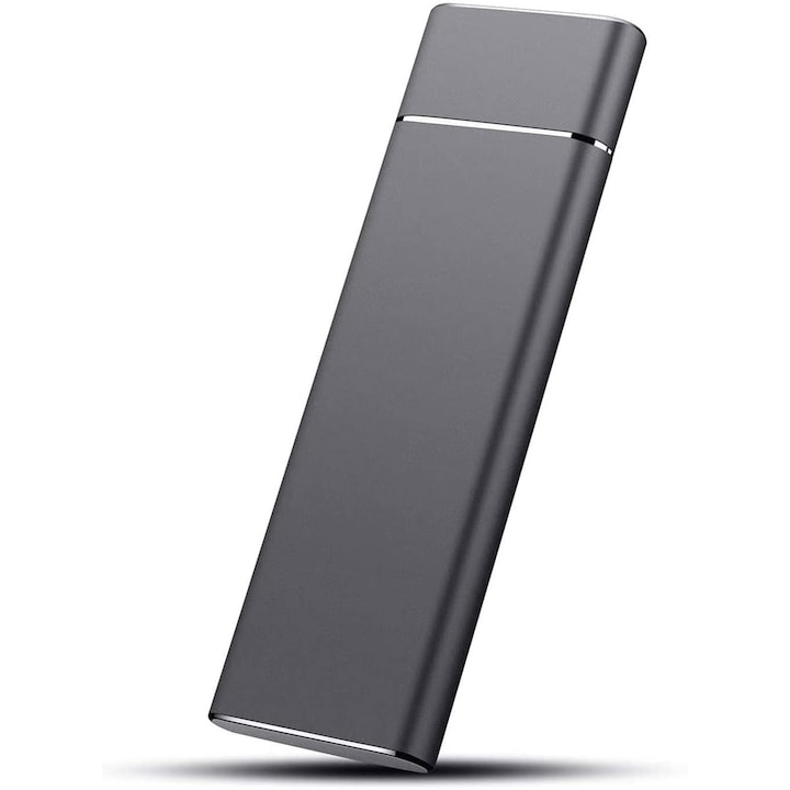 Външен твърд диск USB 3.1 A89 2TB за PC, Mac, Desktop, Laptop, Черен