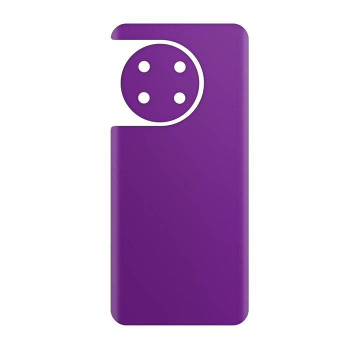 SILKASE bőrfólia OnePlus 11-hez, matt lila, telefon hátvédő