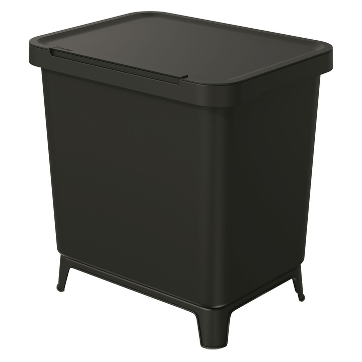Systema szemetes, fekete, 29L