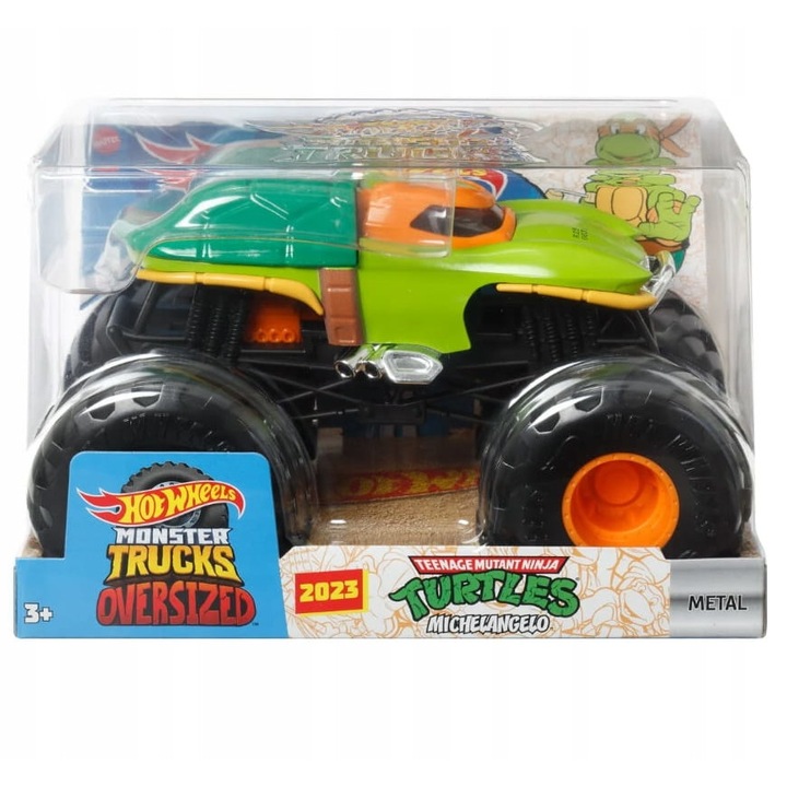 Masinuta Hot Wheels Testoasa Michelangelo, 1:24
