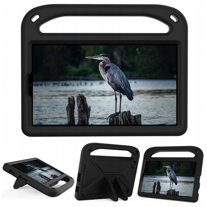 Tablettatok gyerekeknek, Szilikon, Kompatibilis a Samsung Galaxy Tab A7 Lite készülékkel, Fekete