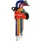 Set 9 chei imbus, Yato, Otel, 1.5-10 mm, Multicolor