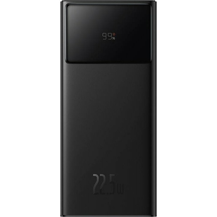 Acumulator Extern Baseus Star-Lord Digital Display 20000mAh 22.5W 2xUSB USB-C, Negru