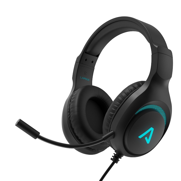 Слушалки с кабел за гейминг LAMAX Heroes Guard1, Жак 3,5 мм, USB