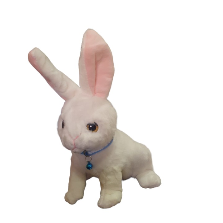 Nagyon szép és puha extra nyuszi, kiváló minőségű, énekel, 35 cm