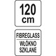 Kerti villa, Flo, Acél/Üvegszál, 120 cm, Zöld/Fekete
