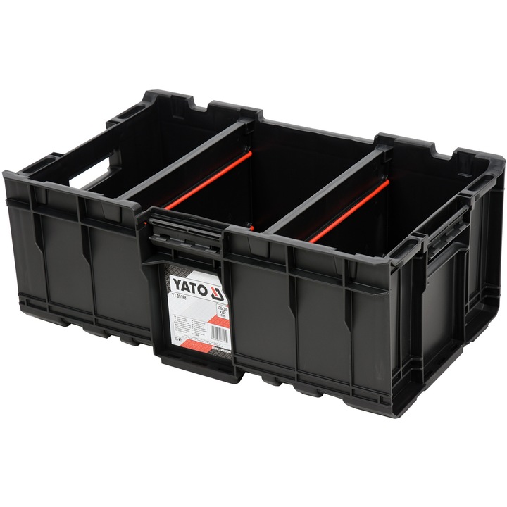 Organizator unete, Yato, Plastic, Negru