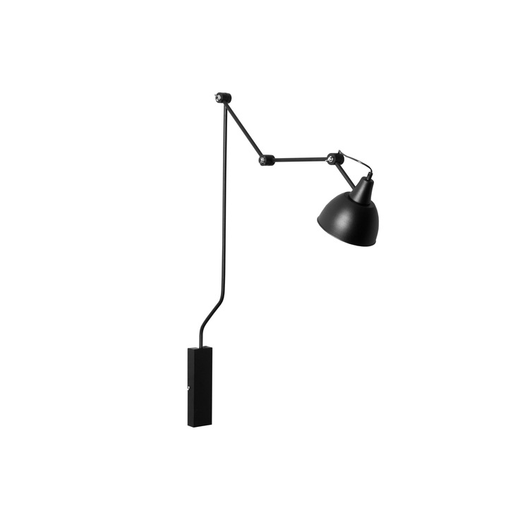 Aplica, Customform, Metal, 60 W, Negru