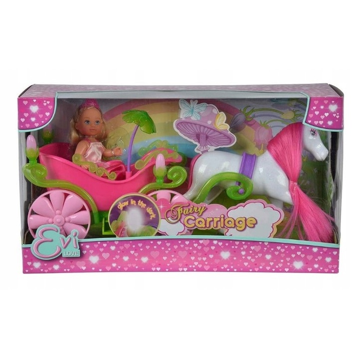 Кукла Evi Love, Simba, С количка, Пластмаса, Многоцветен