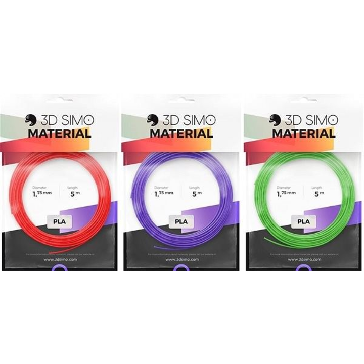 Filament, 3D Simo, PLA, Multicolor