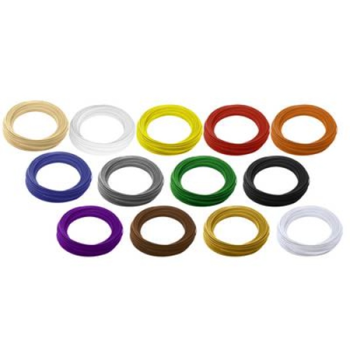 Комплект нишки за 3D принтер, 2.85 mm, ABS пластмаса, няколко цвята, 650 g, Renkforce 01.04.00.0201 (01.04.00.0201)