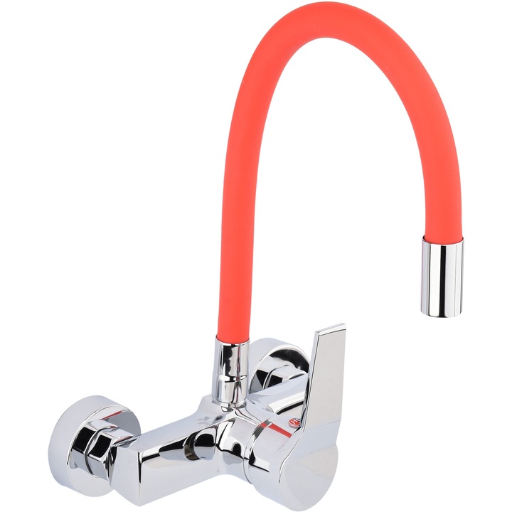 Fali csap, Fala, sárgaréz, ezüst/piros