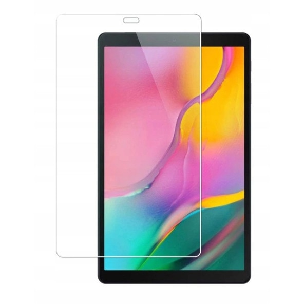 Set husa tableta/folie de protectie/stylus, Piele ecologica/Policarbonat, Compatibil cu Samsung Galaxy Tab A, Albastru