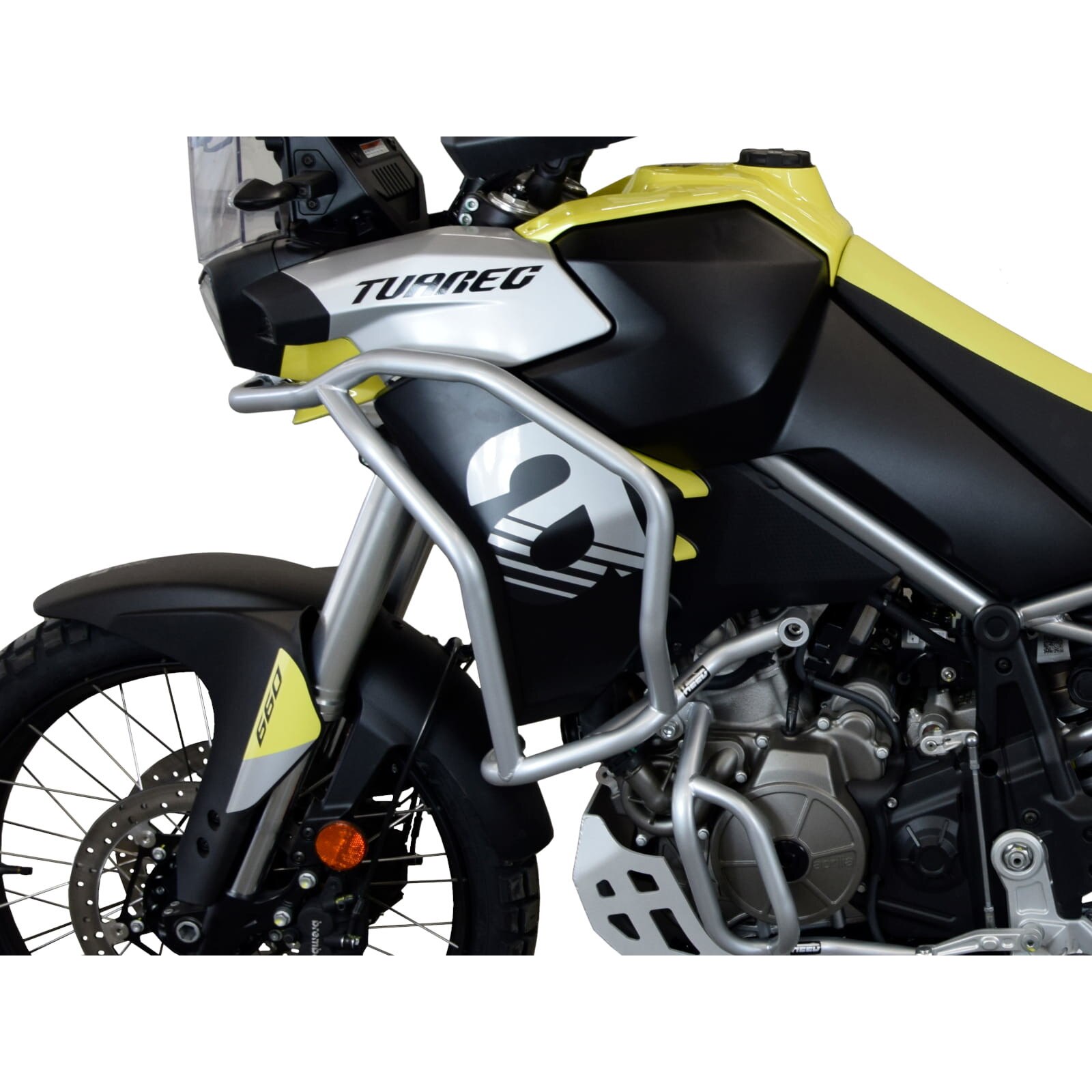 Bare protectie motor crash bars HEED Aprilia Tuareg 660 superioara