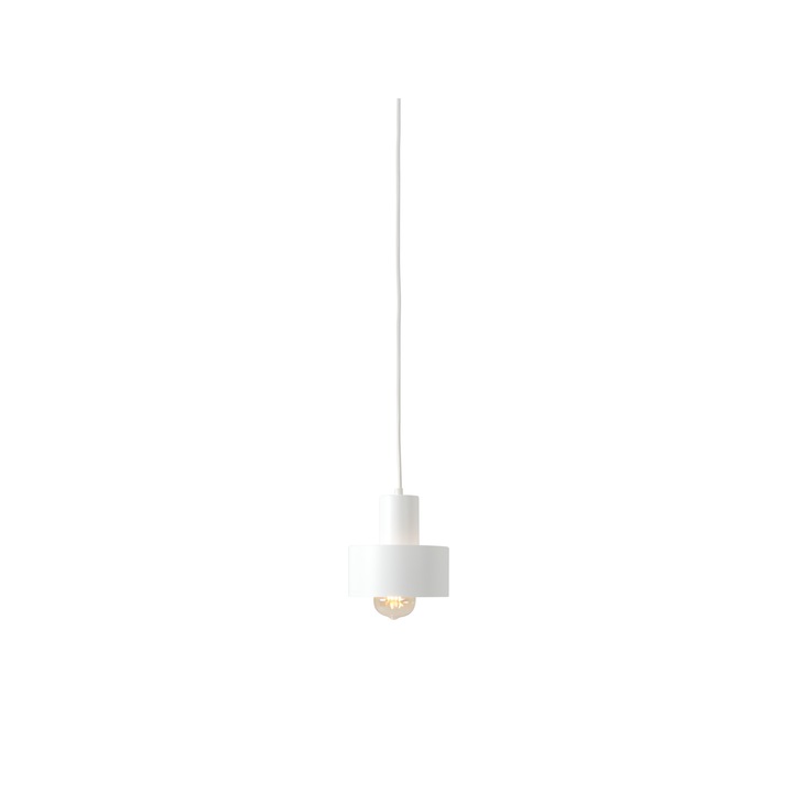Lampa suspendata, Customform, Metal, 60 W, Alb