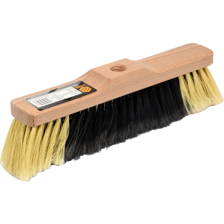 Perie curatare, Vorel, Lemn/Plastic, Ax 22 mm, 300 mm, Bej/Negru