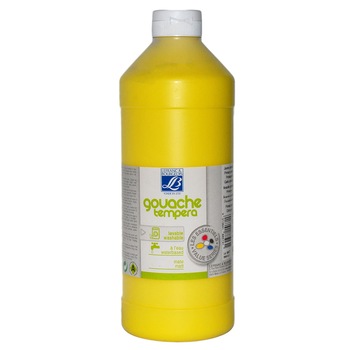 Culori tempera, gama de studiu, Lefranc&Bourgeois, 1000ml - Yellow Culori tempera, gama de studiu, Lefranc&Bourgeois, 1000ml - Yellow