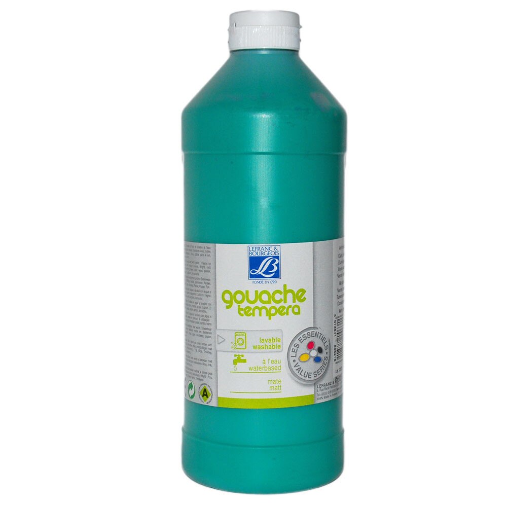 Culori tempera, gama de studiu, Lefranc&Bourgeois, 1000ml - Green