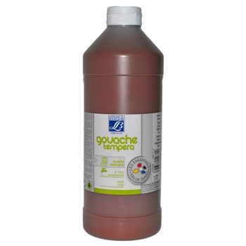 Culori tempera, gama de studiu, Lefranc&Bourgeois, 1000ml - Brown Culori tempera, gama de studiu, Lefranc&Bourgeois, 1000ml - Brown
