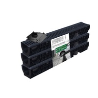 kit garaj pp basic gratar fonta 3 rigole hext120 gratar fonta  2 piese capat 3000x160x120 38020250 imagen 0_0_0