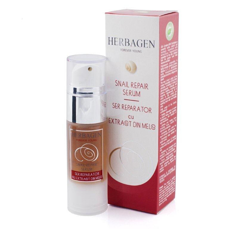 Ser Reparator cu extract din melc, HERBAGEN, 30 ml