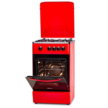 Aragaz LDK 5060 RED FR, 4 Arzatoare, Capac metalic, Siguranta, 50x60 cm, 3 Ani garantie, Rosu, Preinstalare duze NG/LPG Aragaz LDK 5060 RED FR, 4 Arzatoare, Capac metalic, Siguranta, 50x60 cm, 3 Ani garantie, Rosu, Preinstalare duze NG/LPG