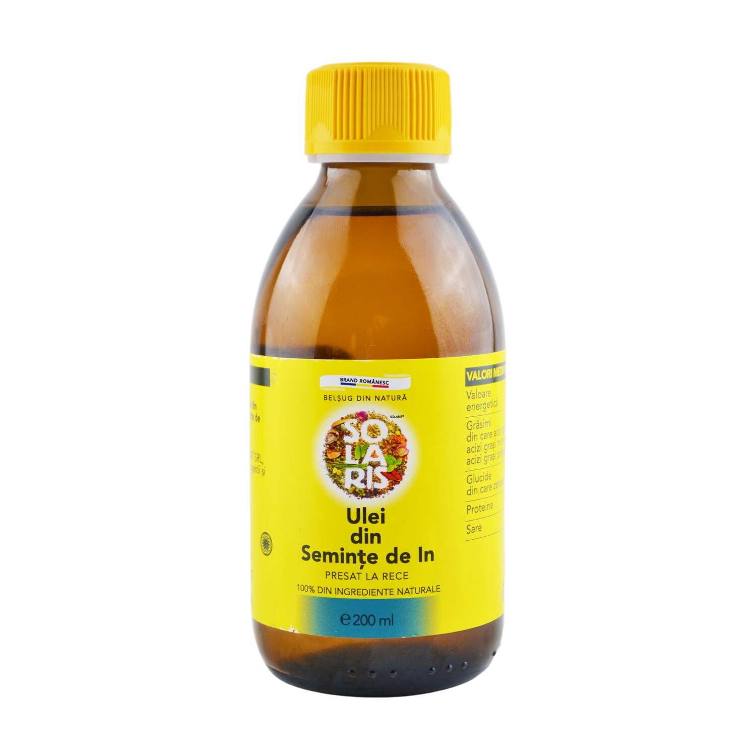 SOLARIS, Ulei din Seminte de In 200ml