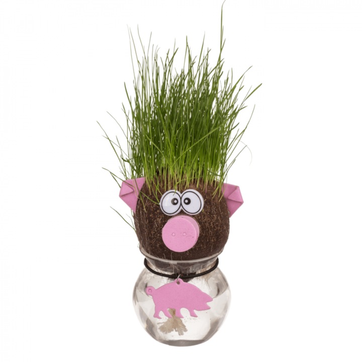 Jucarie educativa Cap de Iarba, Colectia animale, Purcelus