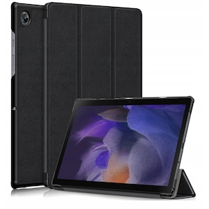 Husa tableta, Piele ecologica, Compatibila cu Samsung Galaxy Tab A8, 10.5 inch, Negru