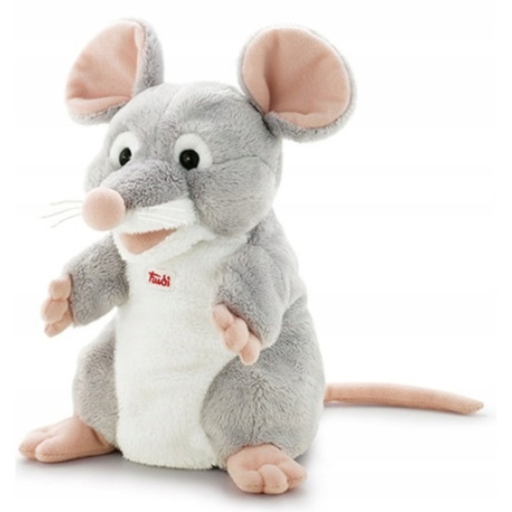 Плюшена играчка мишка, Труди, 25 см, Многоцветна