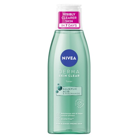 Lotiune tonica NIVEA Derma Skin Clear, 200 ml