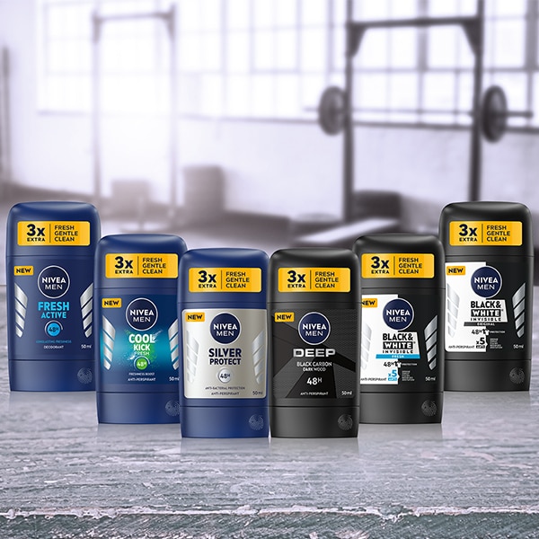 Дезодорант стик Nivea B&W Fresh, За мъже, 50 мл - eMAG.bg