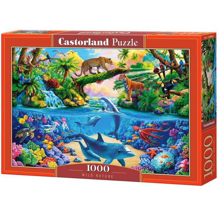 Пъзел Castorland - Дива природа, 1000 части