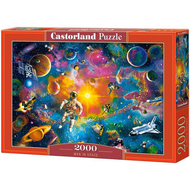 Пъзел Castorland - Човек в космоса, 2000 части