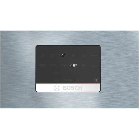 Combina frigorifica Bosch KGB86XIEP, 631 l Multi Airflow, Clasa E, H 186 cm, Inox easyClean