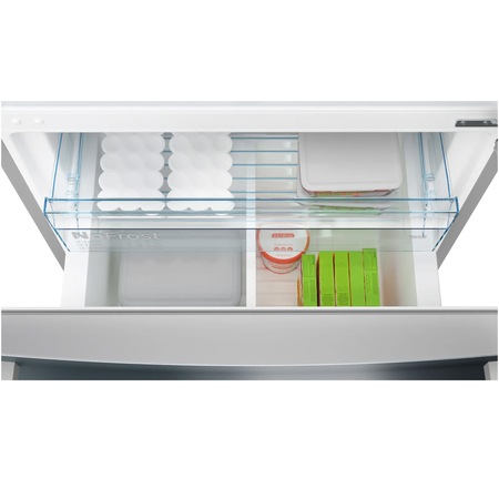 Combina frigorifica Bosch KGB86XIEP, 631 l Multi Airflow, Clasa E, H 186 cm, Inox easyClean