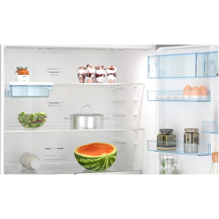 Combina frigorifica Bosch KGB86XIEP, 631 l Multi Airflow, Clasa E, H 186 cm, Inox easyClean