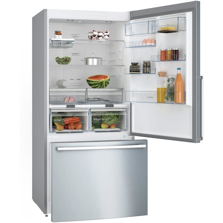 Хладилник с фризер Bosch KGB86XIEP, 631 л, Multi Airflow, Клас E, H 186 см, Inox easyClean