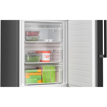 Combina frigorifica Bosch KGN39VXCT, 363 l, NoFrost, Clasa C, H 203 cm, Inox easyClean
