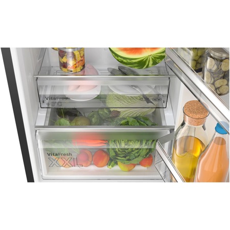 Combina frigorifica Bosch KGN39VXCT, 363 l, NoFrost, Clasa C, H 203 cm, Inox easyClean