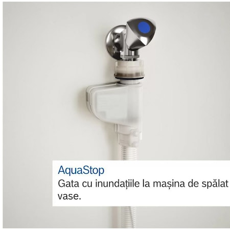 Masina de spalat vase Bosch SMS4ENI02E, 13 seturi, 6 programe, 4 functii speciale, 60 cm, Clasa C, silver inox anti-amprenta