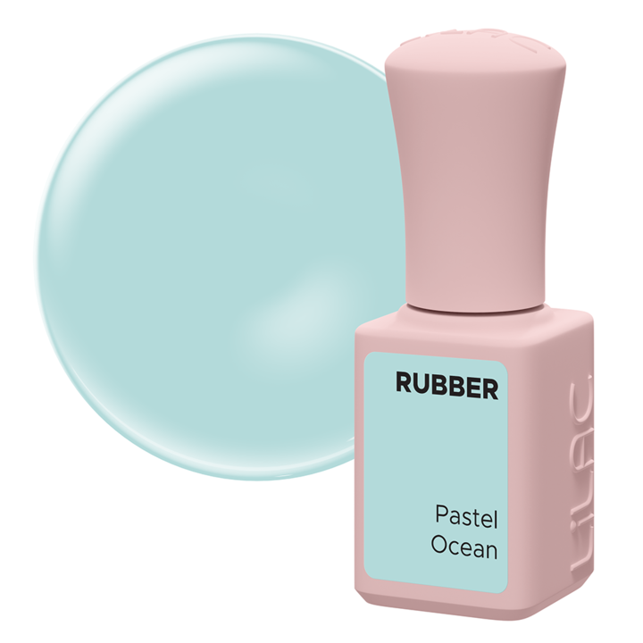 Félpermanens körömlakk Lila, Gumi, Pasztell Ocean, 6 g