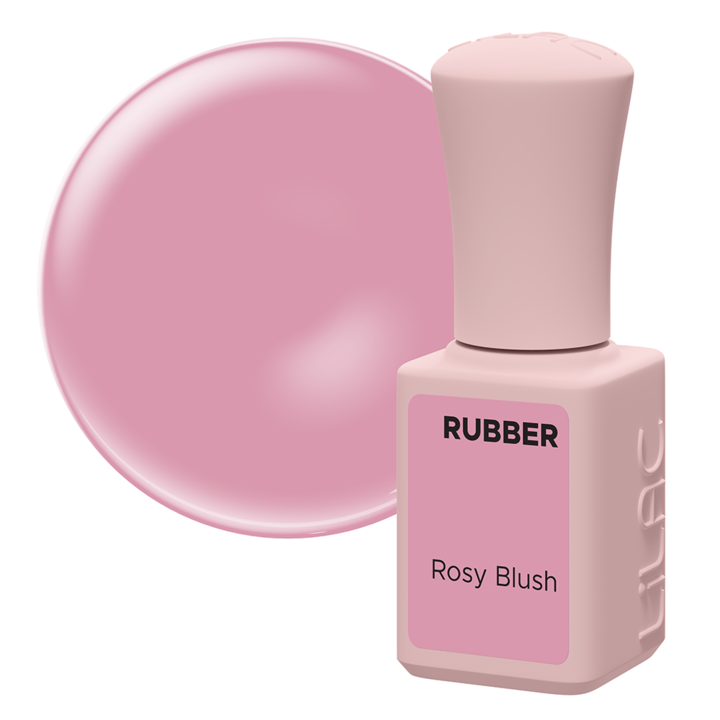 Oja semipermanenta Lilac, Rubber, Rosy Blush, 6 g