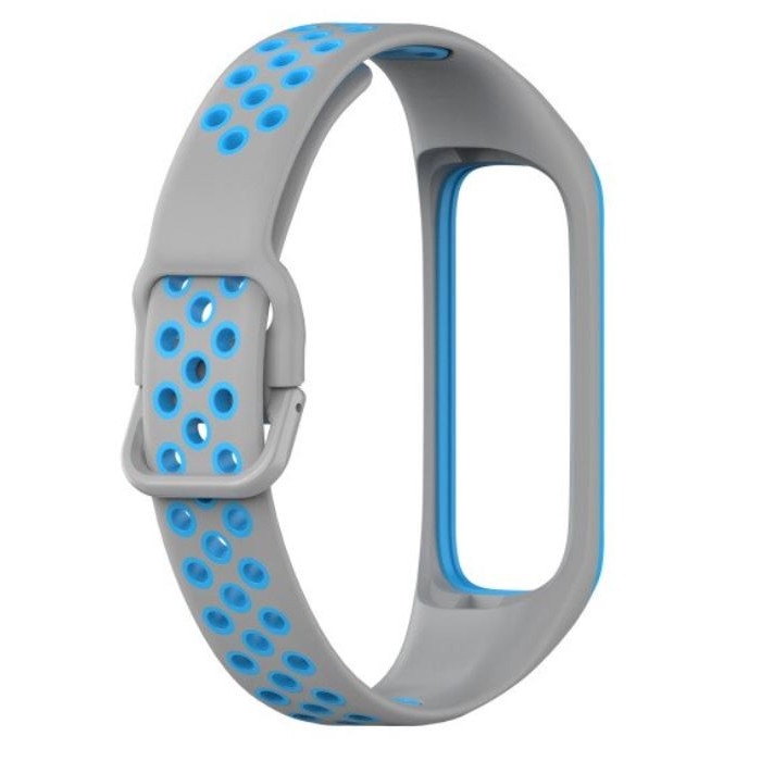 Curea pentru Samsung Galaxy Fit 2 SMR220, Gri / Albastru eMAG.ro