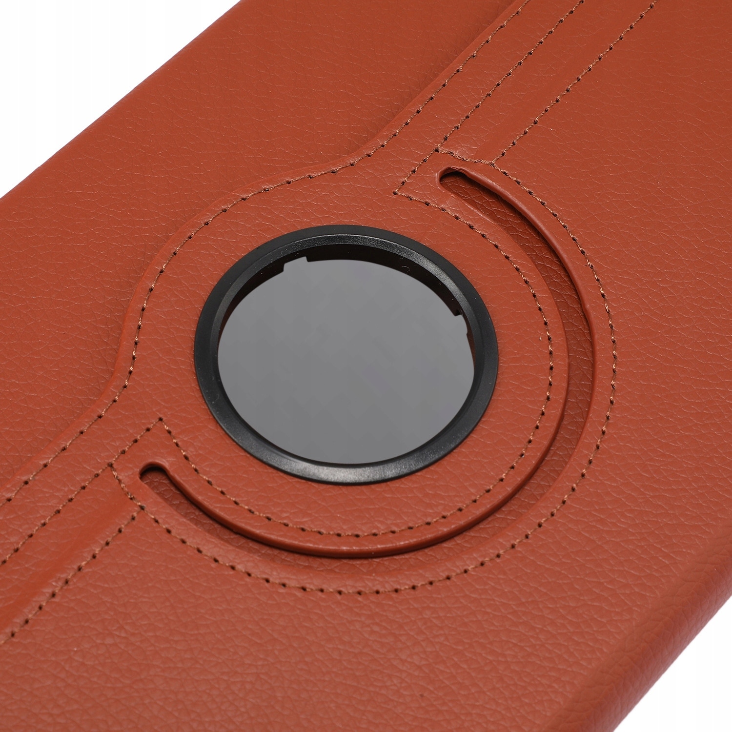 Husa tableta, Piele ecologica, Compatibila cu Lenovo Tab M10 FHD Plus, Maro