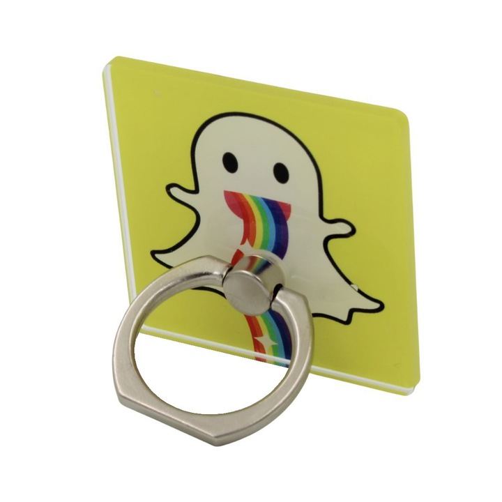 Suport inel telefon fantoma curcubeu